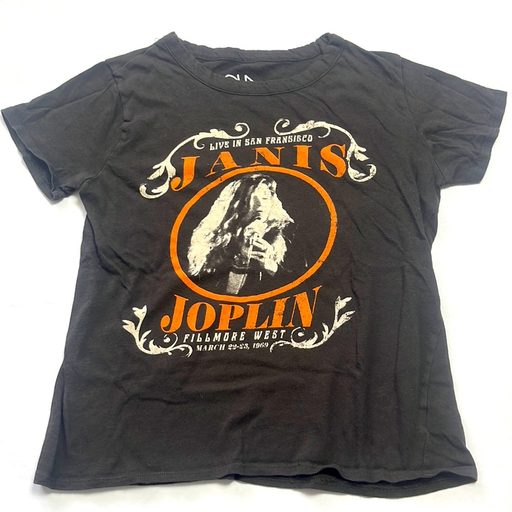 Chaser Janis Joplin Live in San Fransisco Tee T-Shirt Short Sleeve Vintage